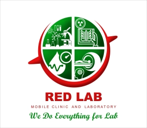 Logo Red Lab Mobile Clinic and Laboratory Corporation